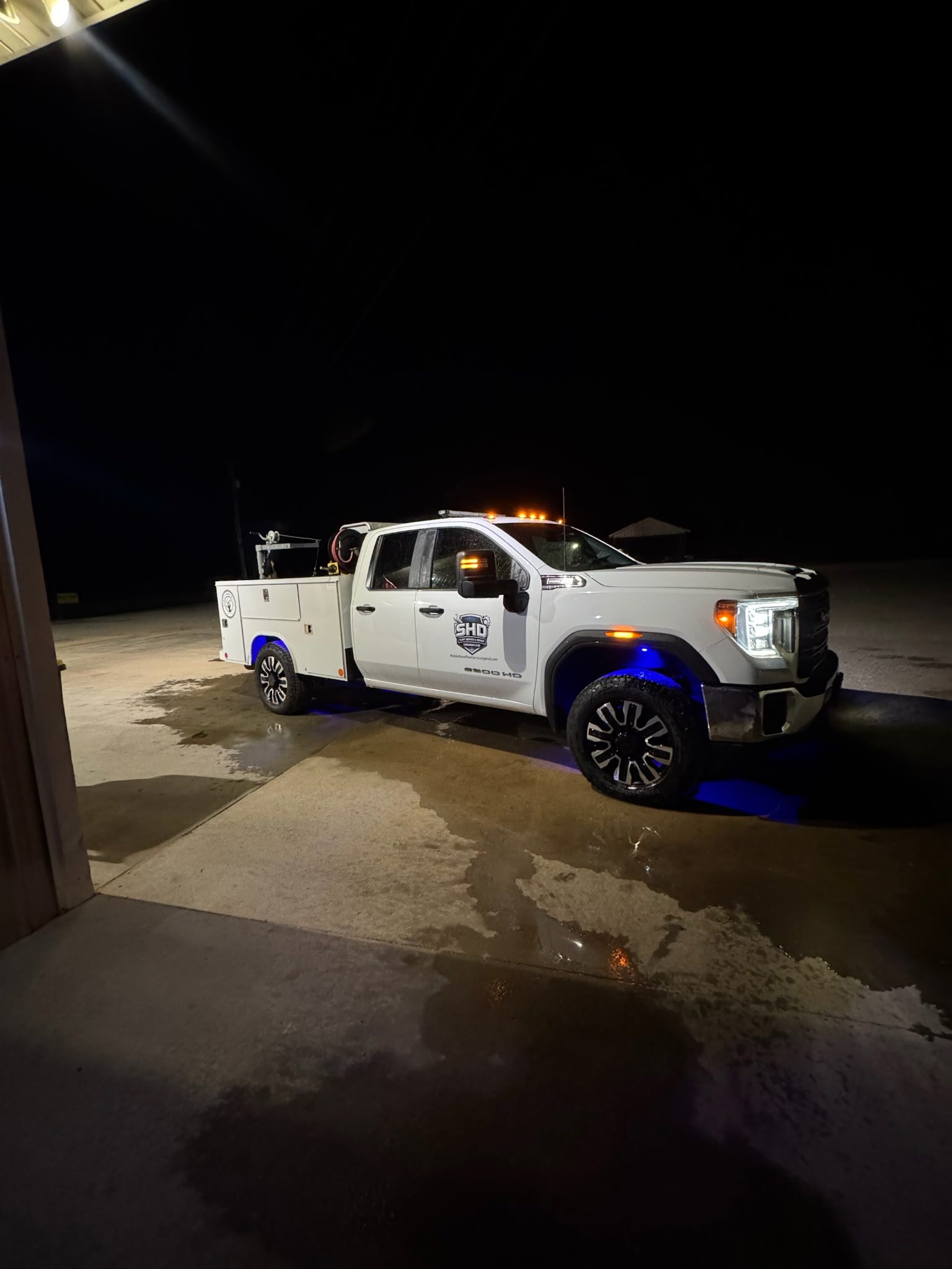 SHD service truck ready to roll after hours